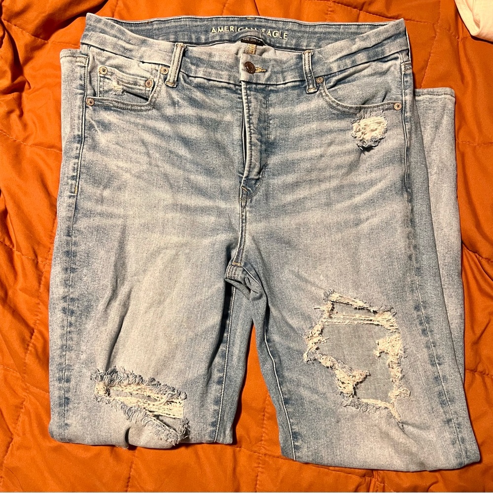 American eagle luxe jeans high rise jeggings